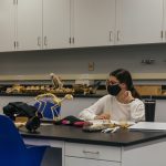woman working in a lab