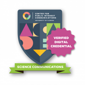 Science communications Verified Digital Credential