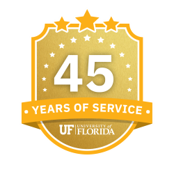 45 years of service